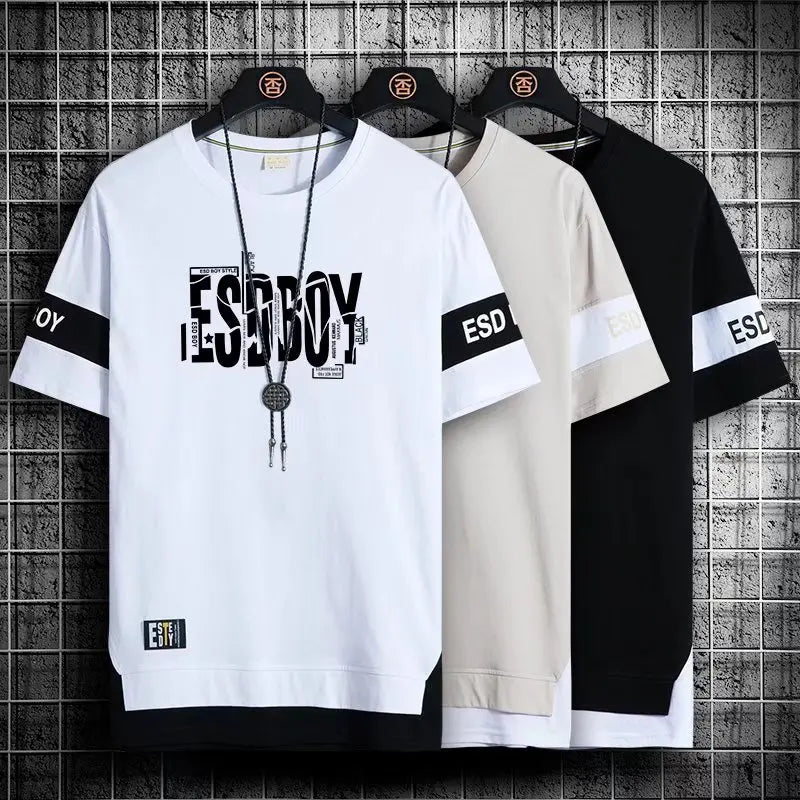 Men's Summer Short Sleeve Graphic T-Shirts