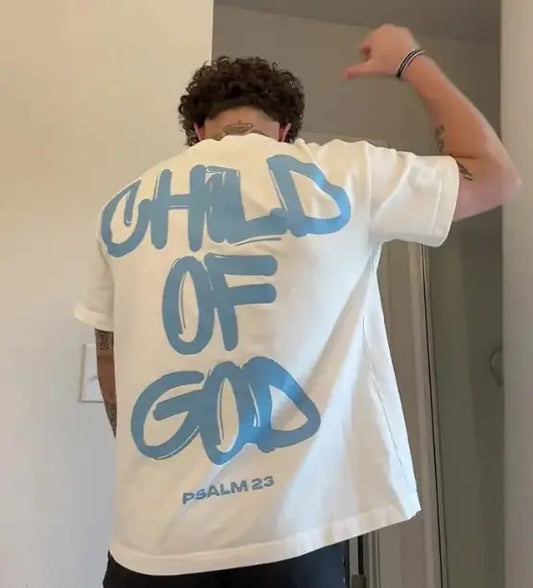 Child Of God Print T-shirt For Men and Women