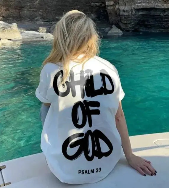 Child Of God Print T-shirt For Men and Women