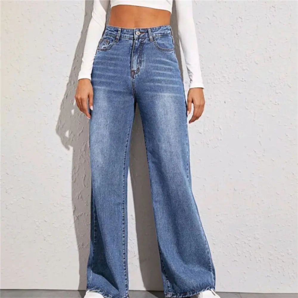High Waist Wide Leg Jeans for Women