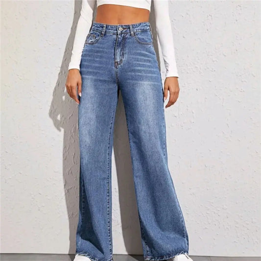 High Waist Wide Leg Jeans for Women