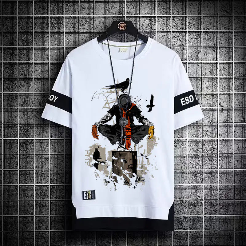 Men's Summer Short Sleeve Graphic T-Shirts
