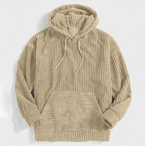 Essentials Hooded Corduroy Pullover for Men (One Piece)