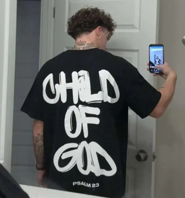 Child Of God Print T-shirt For Men and Women