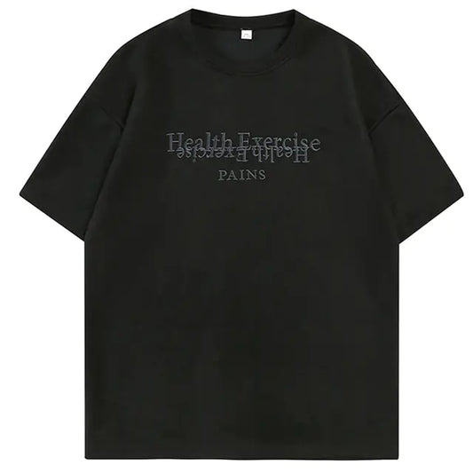 Vintage Y2K Oversized Suede T-Shirt for Men and Women