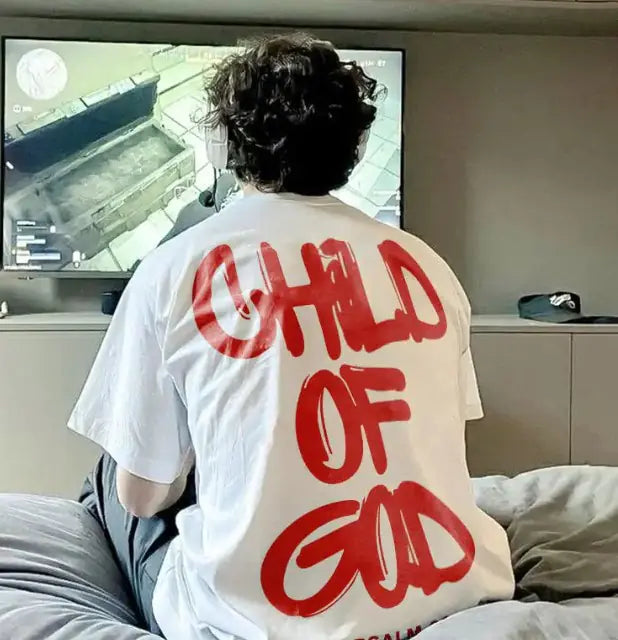 Child Of God Print T-shirt For Men and Women